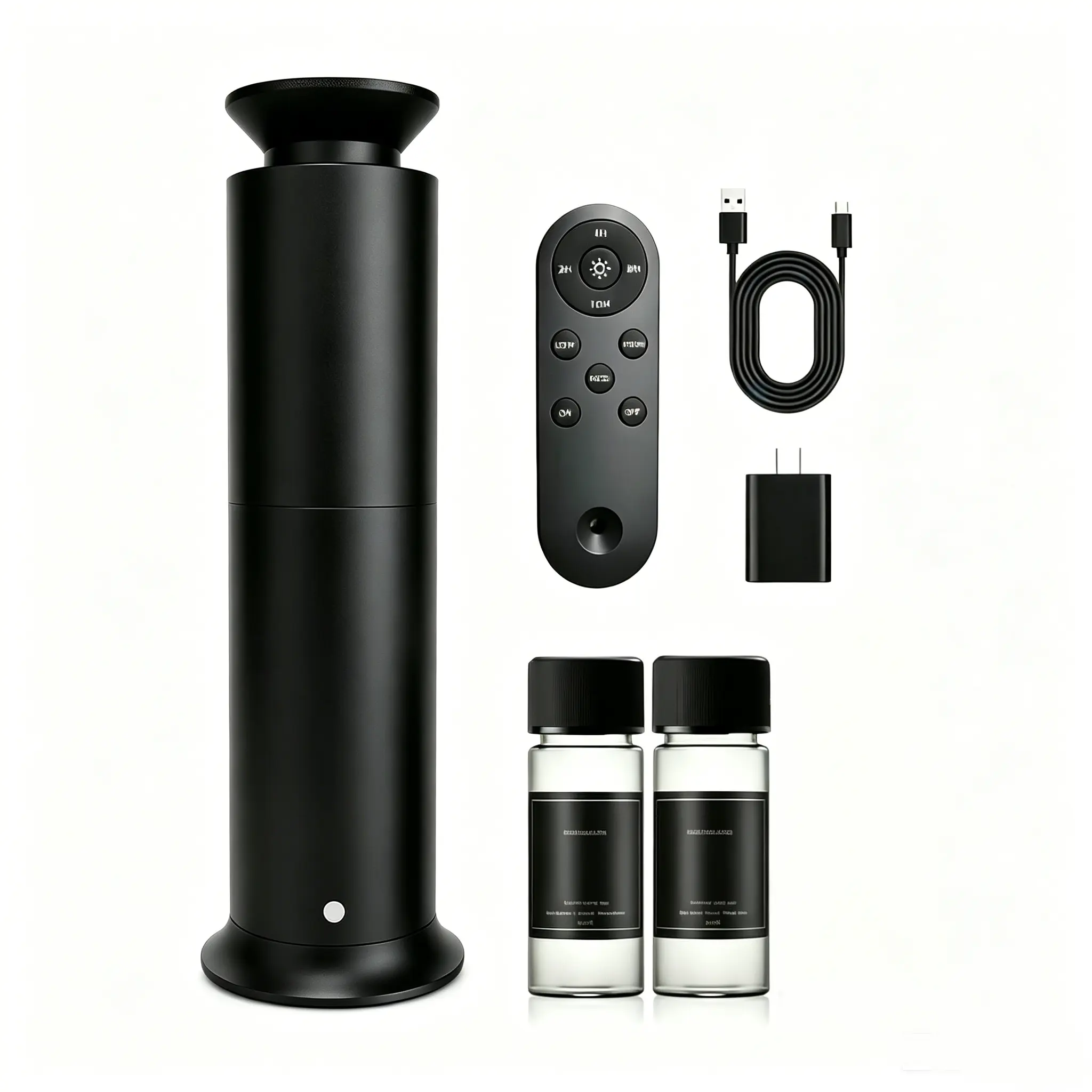 Scentimental Air 3.0 Exploration Set Aroma Humidifier - Cool Air Diffusion Tech, 1000 Sq Ft Coverage, Rechargeable Wireless Battery, Wi-Fi Control, 2 Premium Luxury Hotel Scents, 30ml Essential Oil, Home Spa Fragrance Machine, 20Ml