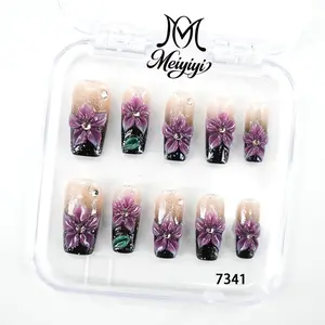 .DP.7341.Vintage Style Carved Wearable Nails