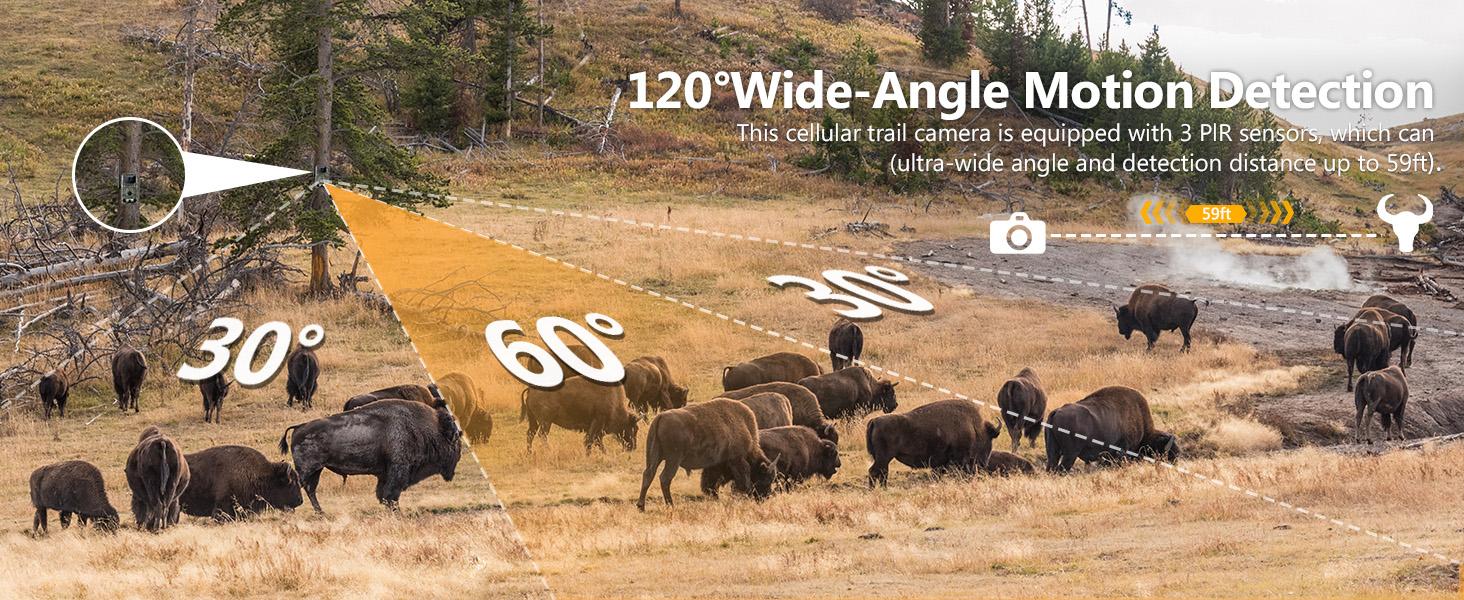 4G Remote Hunting Camera with GPS, 1.6K HD Night Vision, 0.1s Ultra-Fast Trigger, Clear Night Imaging, IP67 Waterproof, Built-in GPS Tracking, Suitable for Wildlife Monitoring / Hunting / Farm Security. Survival Kit