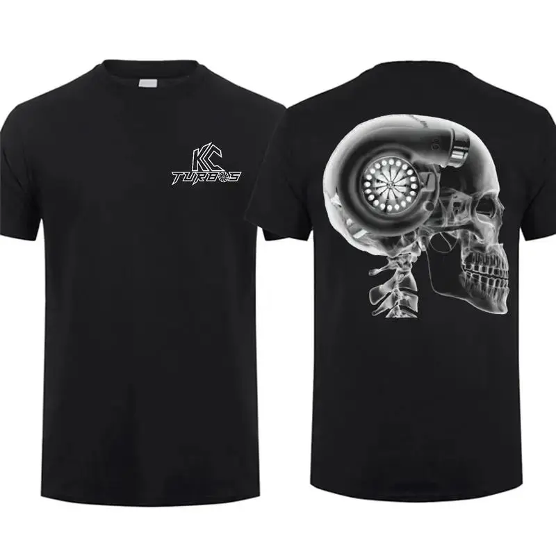 Skull Turbo Graphic Unisex T-Shirt, Bold Diesel Engine Turbo Print, Soft Cotton  Casual Streetwear, Performance Automotive Apparel, Perfect Gift for Mechanics & Diesel Truck Enthusiasts