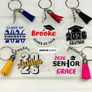 2026 Graduation Keychain, Class of 2026 Gift, 2026 Graduation Cap Keychain, 2026 Graduation Gift, Graduation Keepsake 2026