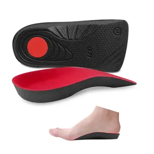 Pain Relief Orthotic Insoles Hard Arch Support Semi Length Shoe Inserts for Plantar Fasciitis Comfort Shock Absorption Footbed for Flat Feet Supination Overpronation and Heel Spur