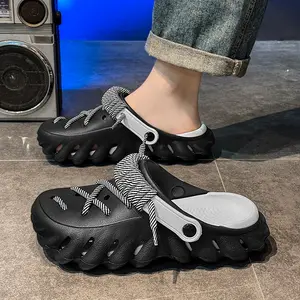 Men’s soft-soled breathable perforated clogs/slides for men and women, thick sole with ultra-soft cushioning, comfortable and versatile lightweight sandals outdoorfun