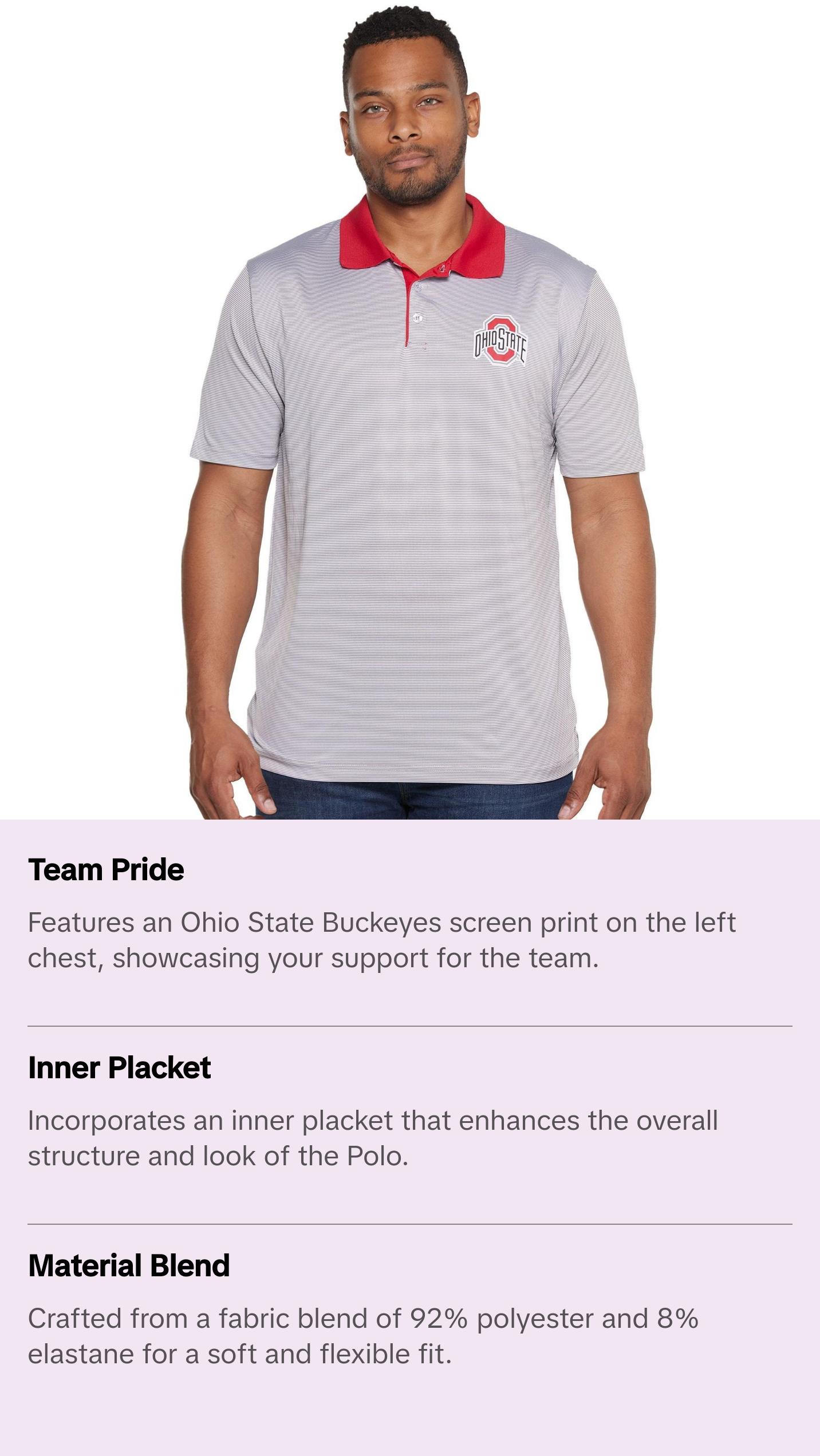 Ohio State Buckeyes Tuck Polo