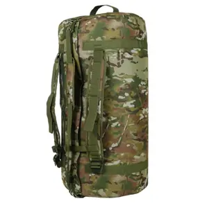Extra Large 140L Duffle Bag Backpack 2-in-1 - Heavy Duty Military Gear Bag Water-Resistant Nylon Tactical Duffel, Outdoor Travel & Hunting Storage (Pixel Camo)