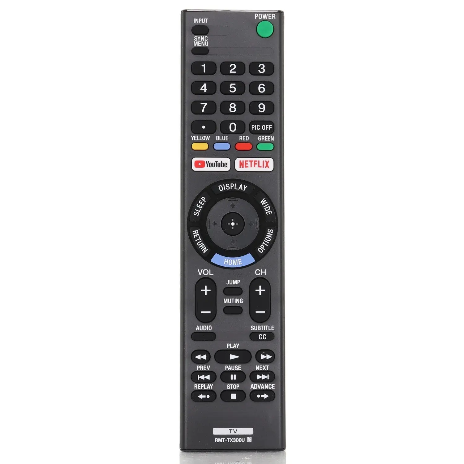 Dan’s Originals for Sony RMT-TX300U SMART TV Remote Control | Netflix | Youtube - 1-493-312-12