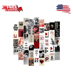 50Pcs Downtown Girl Room Decor, Y2k Wall Art Prints for Bedroom