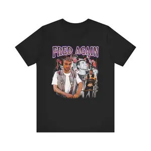Fred Again Live DJ T-Shirt – EDM Festival Graphic Tee, Electronic Music Rave Shirt Unisex