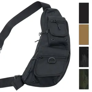 ROTHCO Tactical Crossbody Bag - Adjustable Strap 9 Pockets 17x7x1.5 Inch 600D Polyester Military Scouting Operation Ready Utility Bag