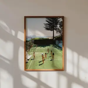 Old Money Aesthetic I old money aesthetic Print I old money style I La Dolce Vita, Luxury Yacht Poster, tennis court print, tennis poster