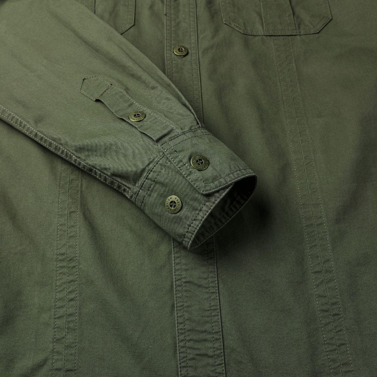 Men's Long Sleeve Workwear Shirt - Outdoor Casual Versatile Top Men's Long Sleeve Workwear Shirt - Outdoor Casual Versatile Top