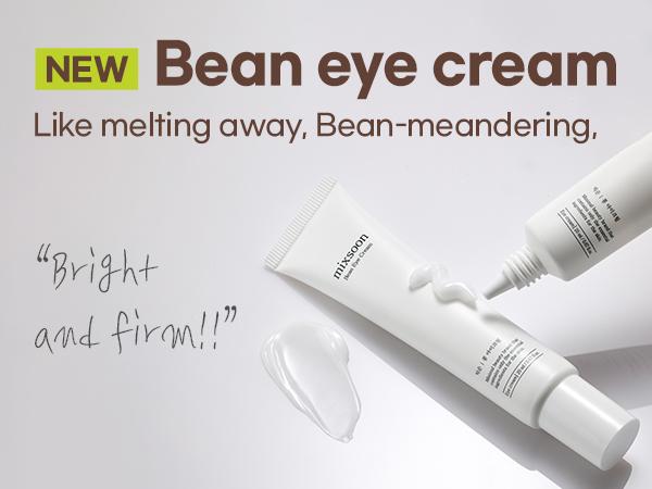 [mixsoon Official Shop] Bean Eye Cream 0.67 fl.oz / 20ml - Non-Sticky Eye Cream for Deep Hydration and Moisturizing Care, Korean Skin Care