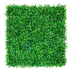 12PCS 10x10 inch Artificial Boxwood Panels, Boxwood Hedge Wall Mat,Artificial Grass Backdrop Wall, Privacy Hedge Screen UV Protected for Outdoor Indoor Garden Fence Backyard