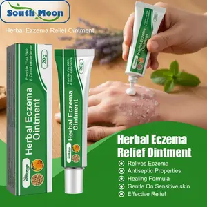South Moon Herbal Eczema Ointment Relieves Hand Foot Psoriasis Redness Itching Repairs Irritated Skin Antibacterial Psoriasis Cream Dermatitis Ointment