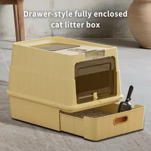 Drawer cat litter box