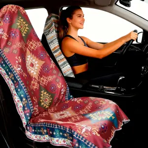 Waterproof Seat Cover Towel, Premium Sweat Towel Universal Car Seat Cover, Sweat Anti-Slip Bucket Seat Protector for Car Truck SUV Seats, Ideal for Surfing Yoga Gym Workout