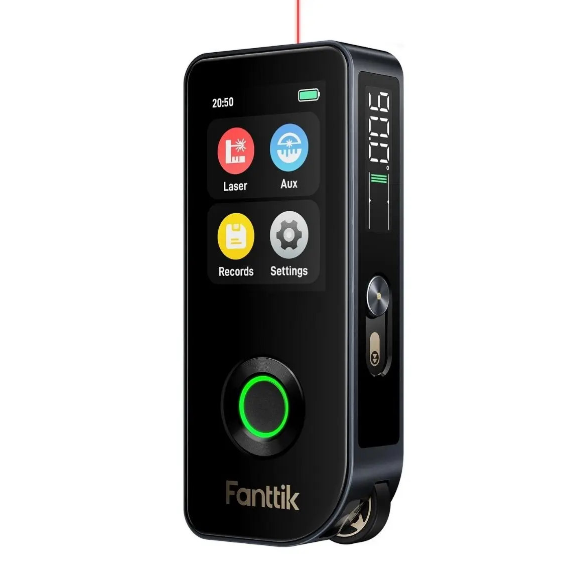 Fanttik A11 Ultra 3-in-1 Laser Measuring Tool - 197Ft Rechargeable Range Finder with IPS Touch Screen, Side LCD, Wheel Roller, 3-Axis Self Levelling Laser Leveler Tool, User-Friendly Interface, Portable for Home DIY, Portable Laser Level