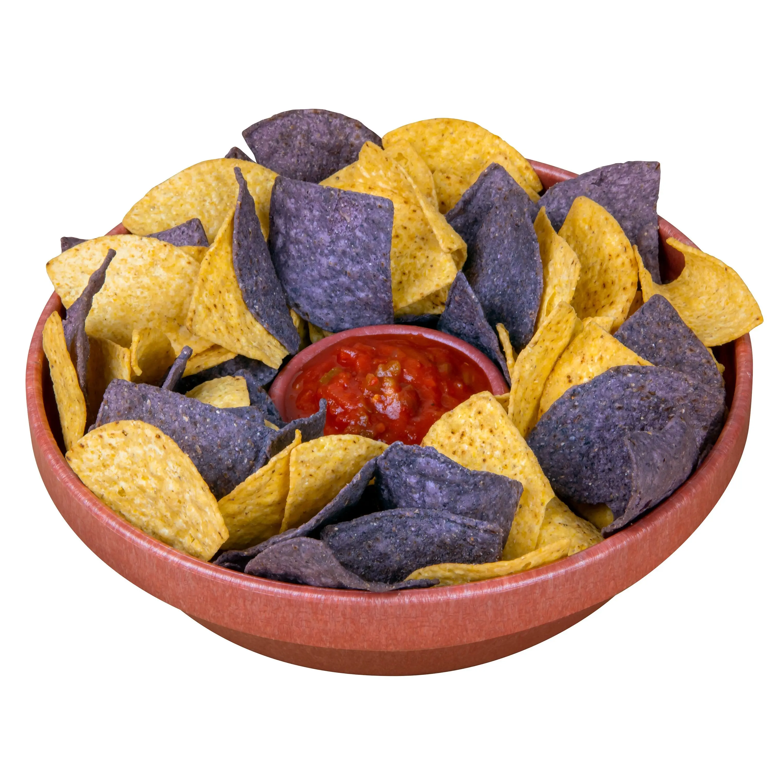 Nostalgia 10-in Taco Bowl - Dishwasher Safe Plastic Tortilla Chip & Salsa Serving Tray, Easy Clean Up Fiesta Taco Tuesday Party Essential Tableware