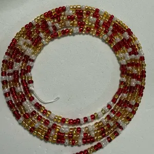 Crown Jewel Tie on waist beads