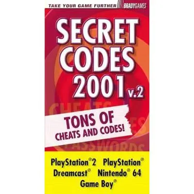 USED Book - Secret Codes 2001 by BradyGames (Paperback) - english