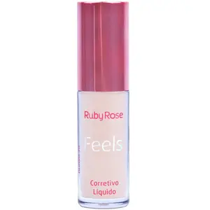 Ruby Rose Feels Liquid Concealer – High Coverage Corrector | Dark Circles & Imperfections | Lightweight Formula Pudim