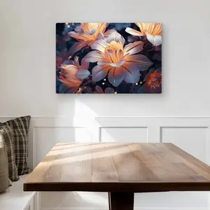 Conscious Sales C1MP2030DFFRCP 20 x 30 in. Pixie Flowers - Yellow Metal Print Wall Art - Vibrant Art