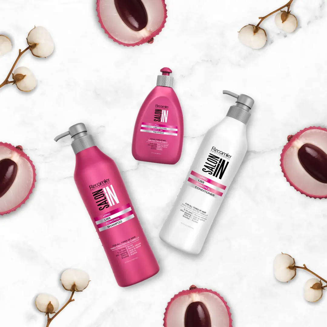 Liss Control 3-Piece Set: Shampoo + Conditioner 33.8 fl oz + Leave-On Treatment 10.1 fl oz