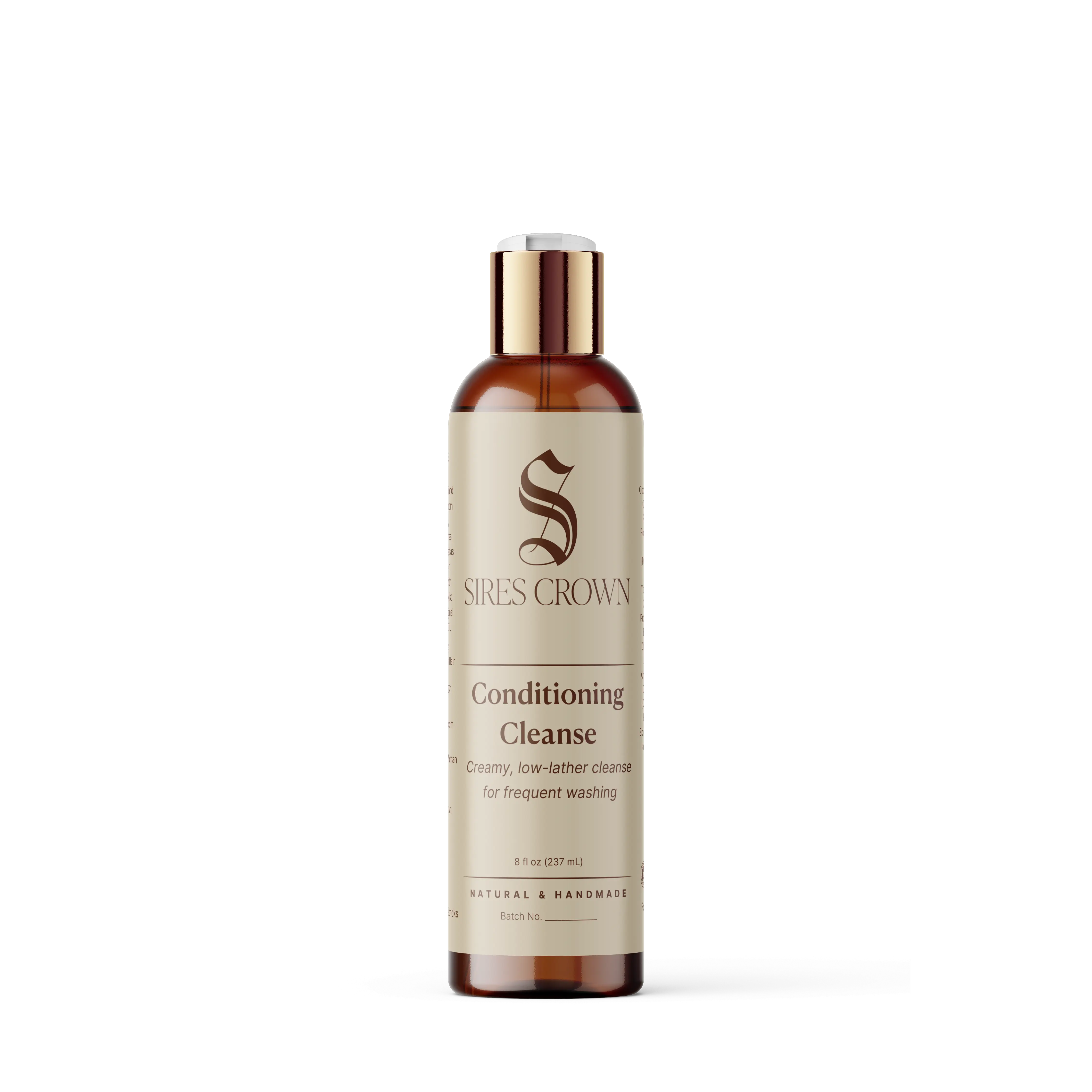 Conditioning Cleanse -8 oz - Creamy, low-lather cleanse with Aloe Vera and Castor Oil Curly Hair Products Haircare
