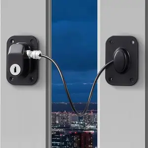 LMMAKE ABS Plastic Refrigerator Lock with Keys for Kitchen Freezer Air Oven Air Fryer Cabinets Drawers Windows Doors Secure Easy Installation Options