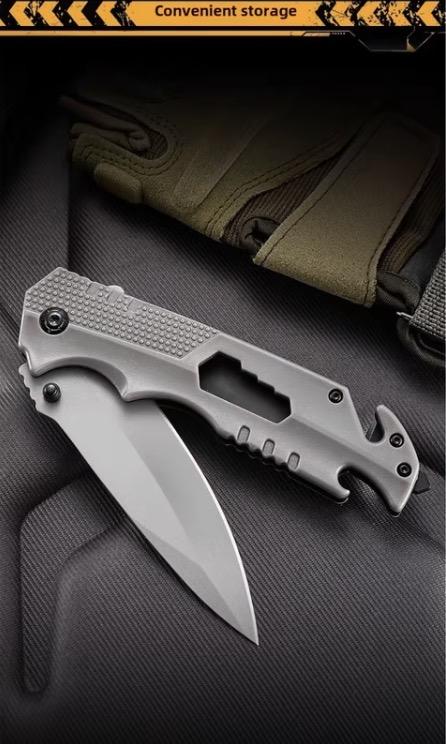 Christmas gift | Stainless Steel Multi-Function Folding Knife High Hardness Sharp Portable Fruit Knife Durable for Outdoor Camping and Tactical Use,OutdoorFun,Halloween Gift