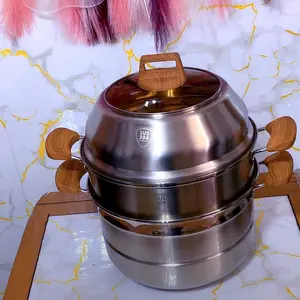 3 tiers, 28cm steamer & pot set