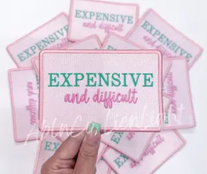 Expensive and Difficult Embroidery Patch