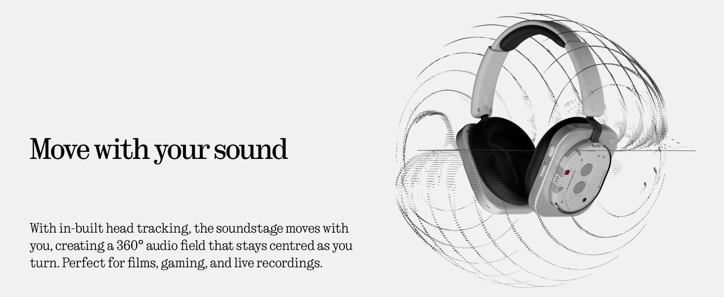 Nothing Headphone (1) Hybrid Active Noise Cancelling Headphones, Wireless Over Ear Headphones with 6 MICS, Personalized Spatial Audio, Tuning by KEF, Up to 80 Hours Playtime, Bluetooth Headset White Nothing Headphone (1) Hybrid Active Noise Cancelling Headphones, Wireless Over Ear Headphones with 6 MICS, Personalized Spatial Audio, Tuning by KEF, Up to 80 Hours Playtime, Bluetooth Headset White