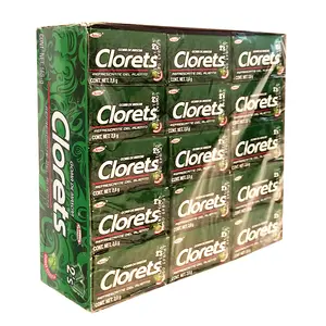 Clorets Mint Flavored Mexican Gum Candy Chicle 60 Pieces Clorets Mint Flavored Mexican Gum Candy Chicle 60 Pieces