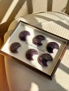Small Amethyst Crescent Moon Crystal