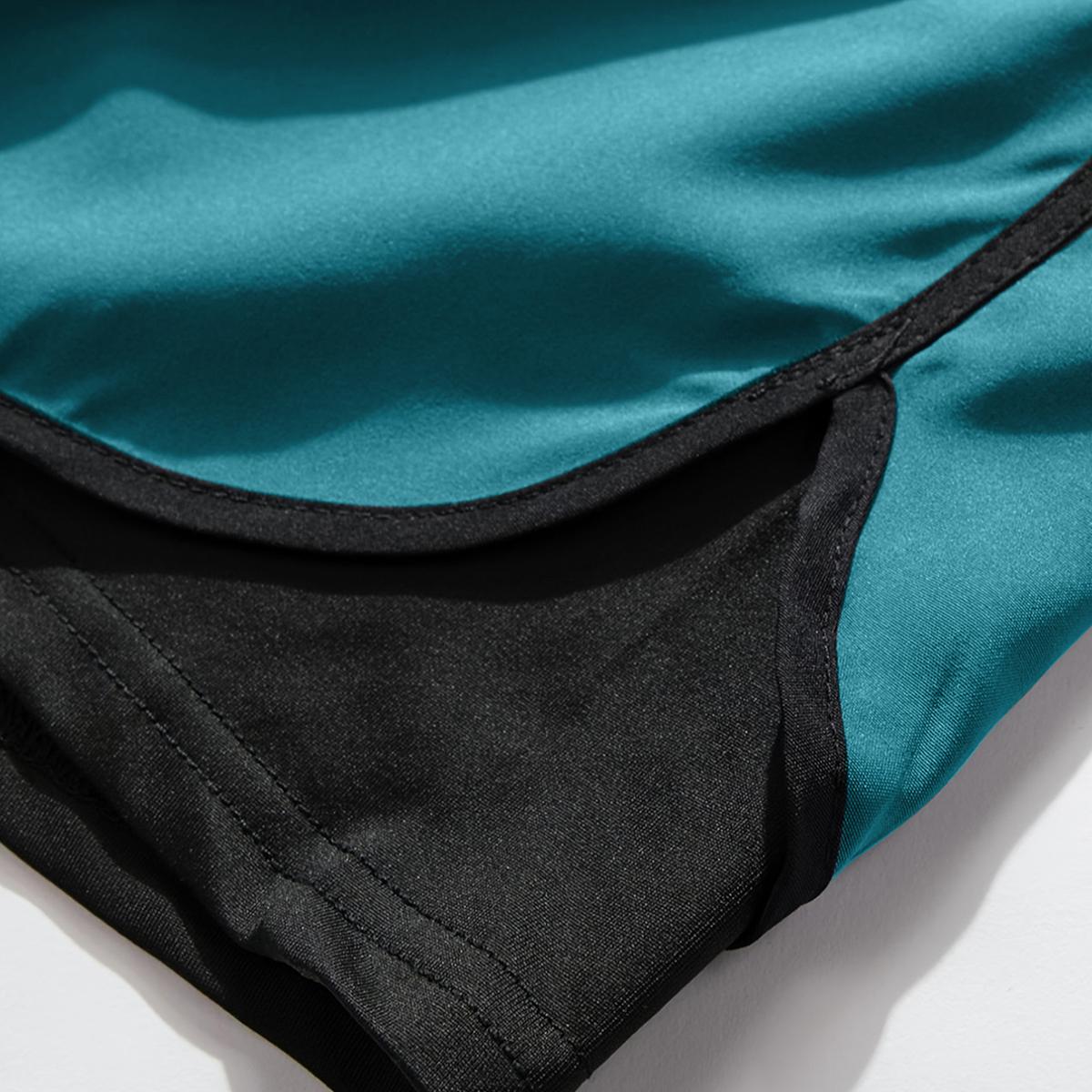 Men's Casual Loose Fit Quick-Dry Athletic Shorts Set of 5, Elastic Waistband and Drawstring Gym Training Shorts, Lightweight Men's Running Shorts, Quick-Dry Stretch Fitness Workout Drawstring Shorts, Breathable Compression Squat Training Shorts, Summer Gy