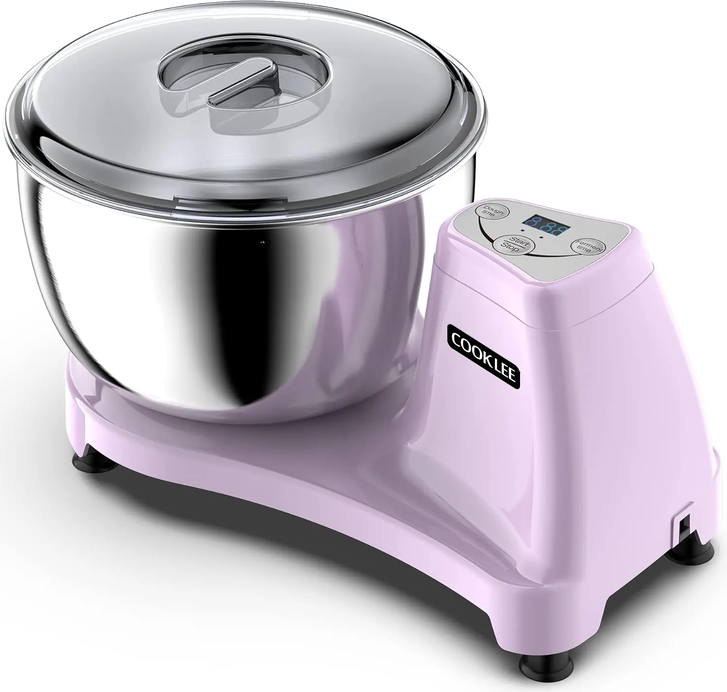 5 QT 230W Smart Dough Mixer with Fermentation Function, Touch Control Multifunctional Kneader Kitchen Appliances for Home Kitchen, Kneading Blade for Pasta, Cake Baking
