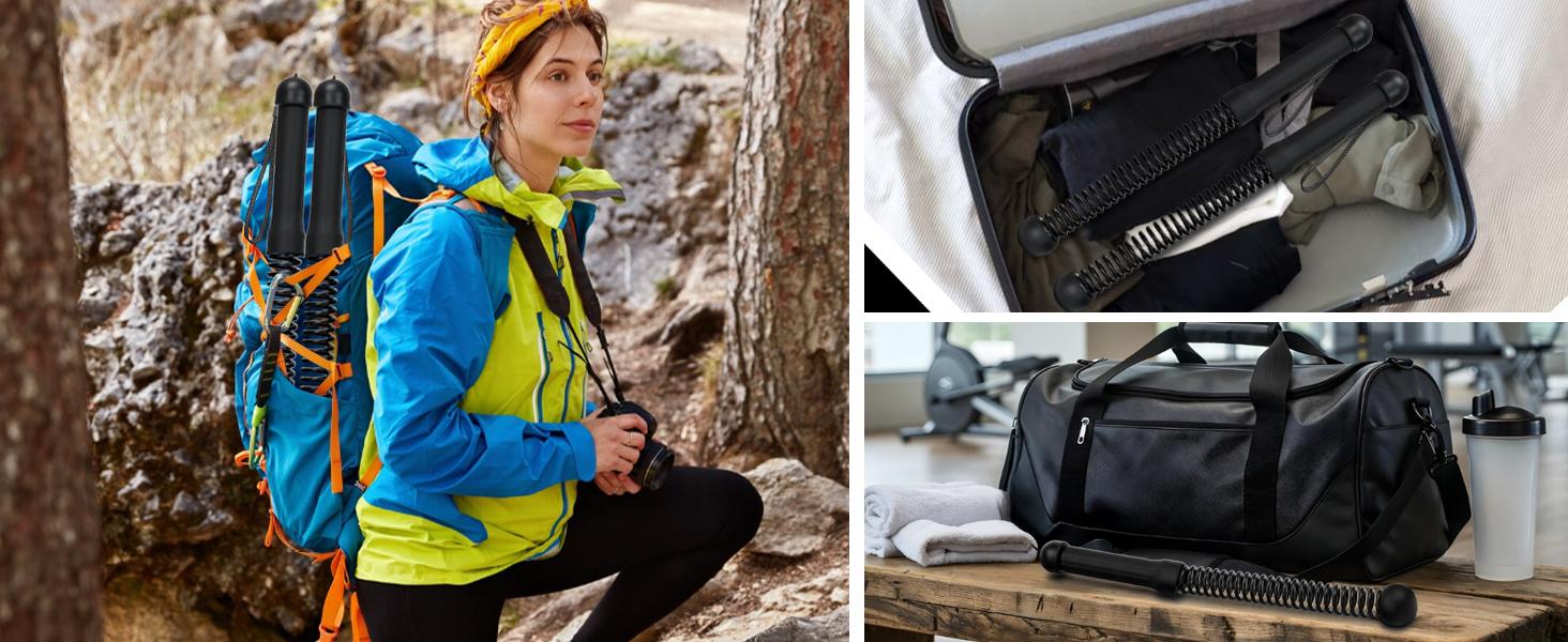 Weighted Cordless Battle Ropes 2PCS – New Upgrade Quiet Ropeless Training Rope Fitness Equipment for Home Workout, Strength Training, HIIT, Cardio Exercise & Gym Sessions