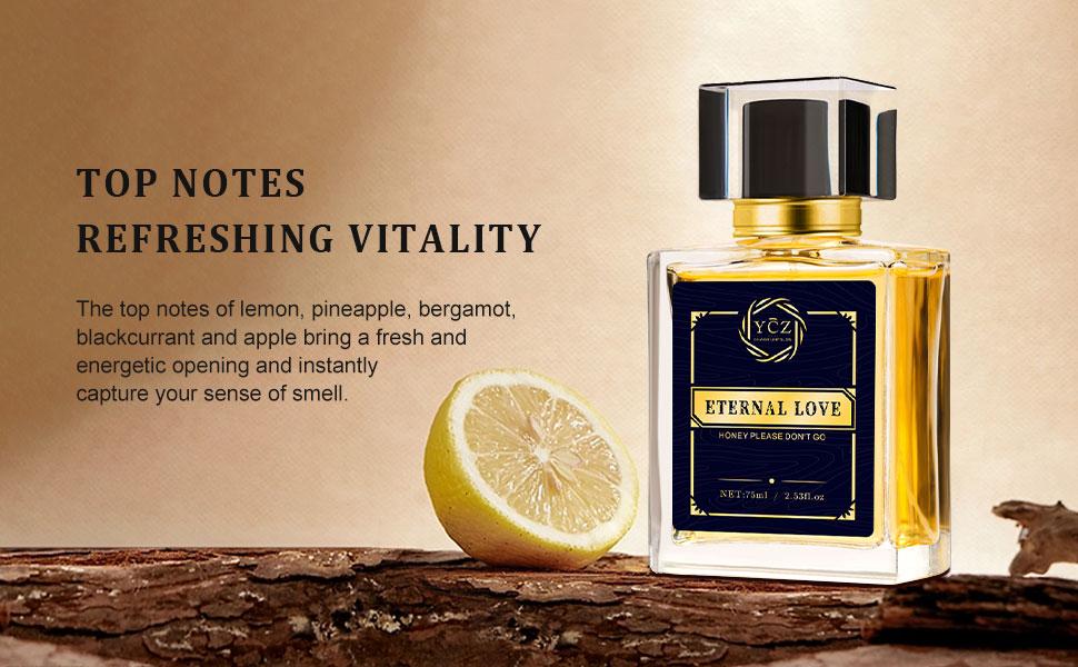 YCZ Eternal Love Eau De Parfum 75ml Floral Fruity Scent with Musk Ambergris Jasmine Rose Patchouli Vanilla Fragrance Gift Bottle 2.53oz Vintage Perfume Aluminum Nozzle Smoothlines Edp Sprays