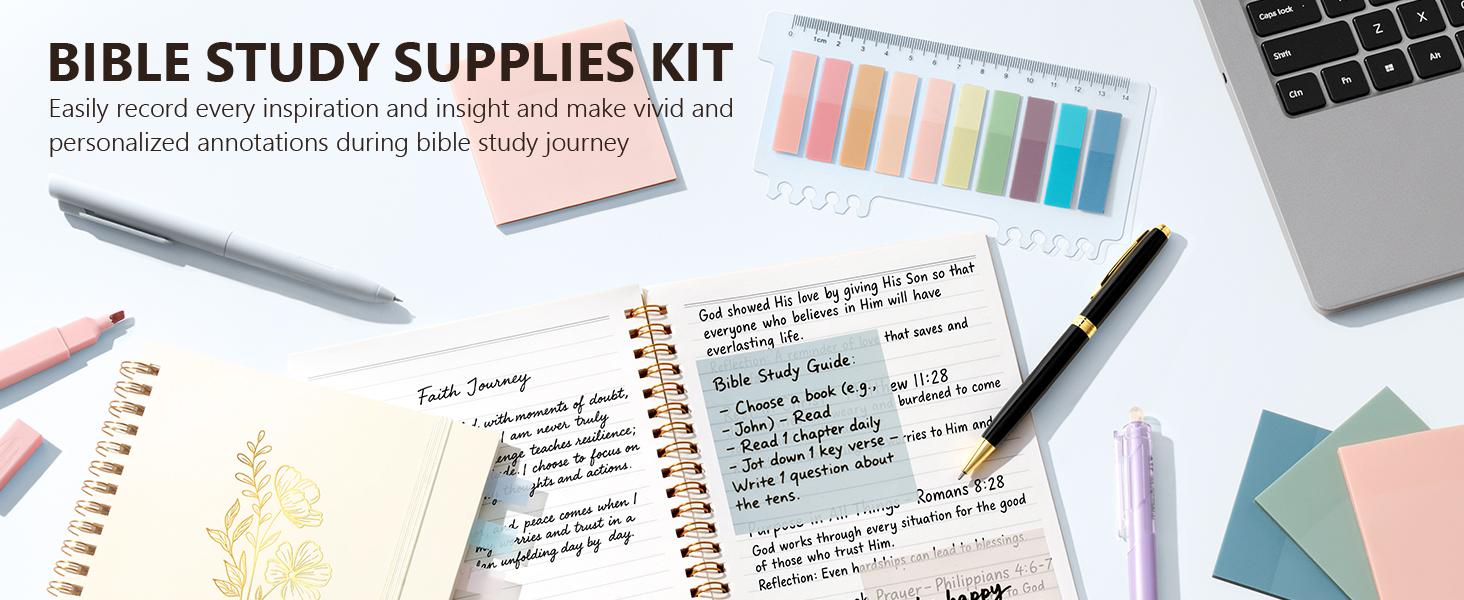 Floe Bible Cover Case for Women Large Quilted Book Bag with Shoulder Strap Highlighters Tabs Journaling Kit Easter Valentine Christmas Christian Gifts