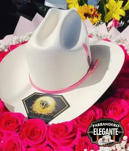 1000x Coquette Sinaloa Telar Sombrero Hat - Guadalupana Pink