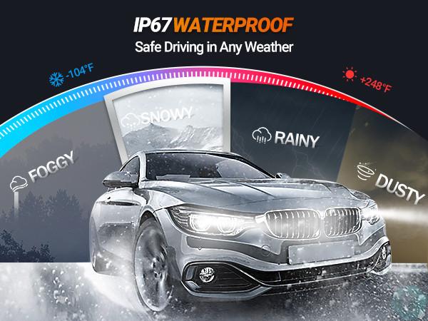 2014 Chevrolet Cruze H13/9008 60W 6500K White IP68 LED Headlight Bulbs 2PCS SEALIGHT S1-Pro