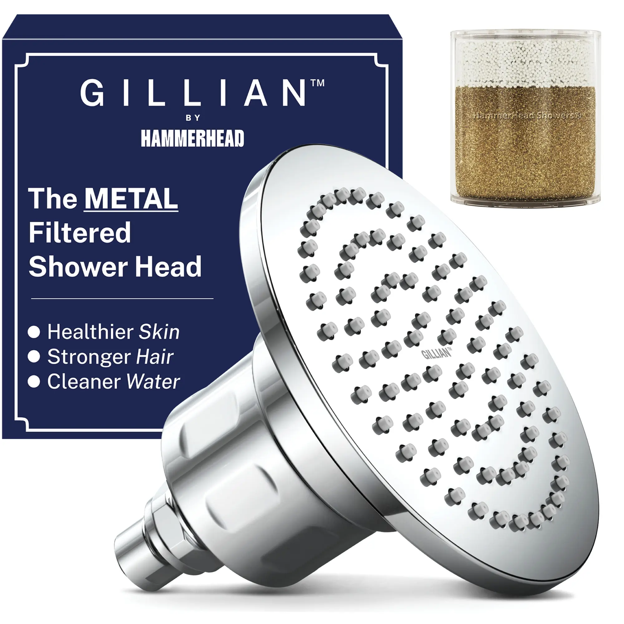 Gillian Metal Filtered Shower Head