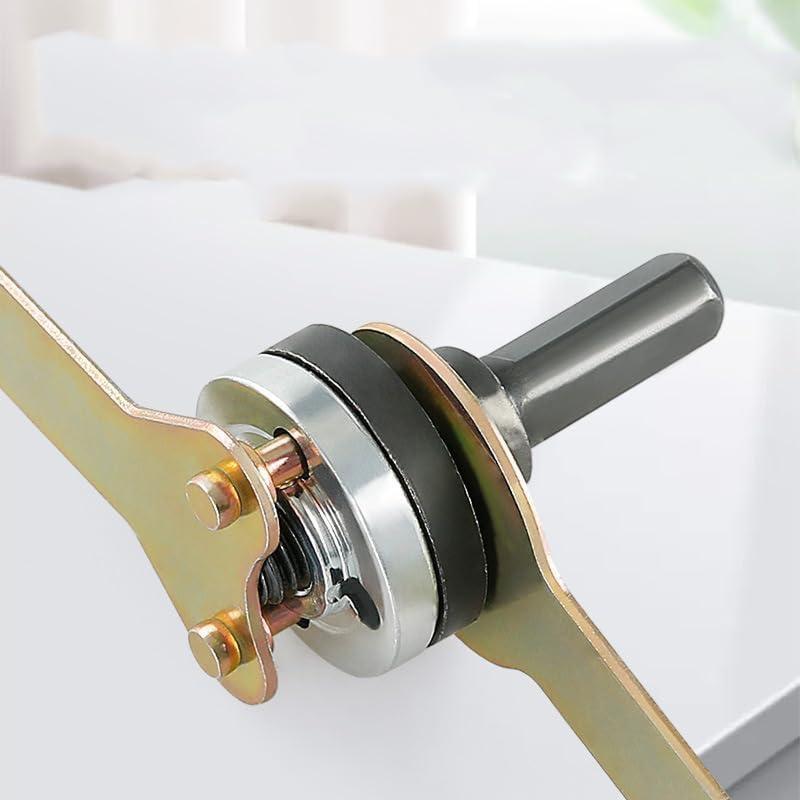 2 Set 10mm Arbor Mandrel Adapter,Electric Drill Conversion Angle Grinder Adapter Connecting Rod Kit with Wrench Variable Shaft Coupler Converter Tool,Adapter Set for Most Small Angle Grinder-YY