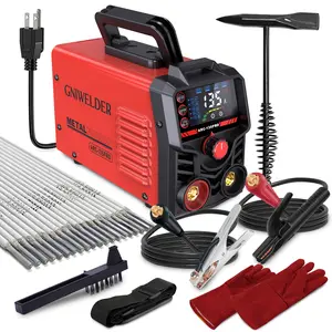 GNIWELDER Stick Welder 110V Portable ARC/TIG Welding Machine with LED Display Synergic Control IGBT Inverter Hot Start Arc Force Anti-Stick for Home Repair & Metal Working,Father's Day Christmas Gifts Thanksgiving and Birthday Gifts