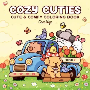 Cozy Cuties: Coloring Book for Adults and Kids -- Coco Wyo, Paperback