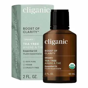 Cliganic Organic Tea Tree Essential Oil  2oz 2oz 2oz