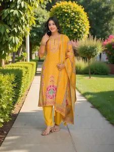 Pure Viscose Maslin Traditional Salwar Kameez, Cultural Wear for Women