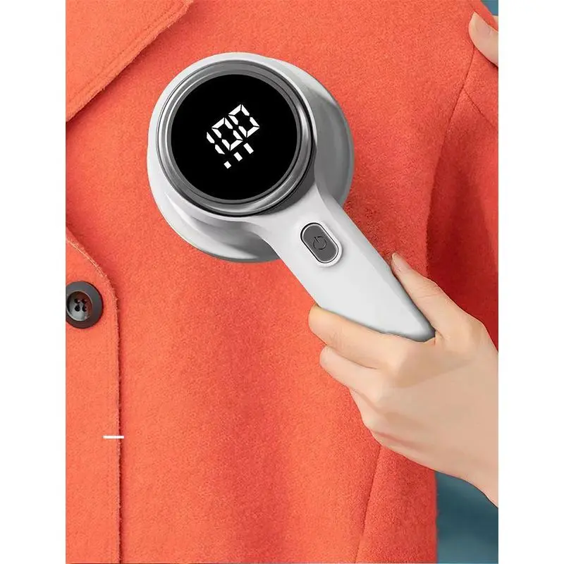 Electric Sweater Shaver Lint Remover - Compact, Rapid USB-Charging (2-Hour Automatic Charging), Bionic Beehive Mesh, Silent Operation, Stainless Steel Blades, Safety Switch, Enhanced Fabric Care Tool