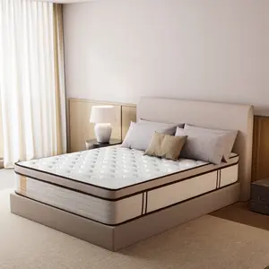 King Mattress 12 Inch, Medium Firm Hybrid Colchon, Memory Foam, Pocket Springs for Pressure Relief, Motion Isolation, Extra Edge Support, Twin/TwinXL/Full/Queen/King ergonomic design